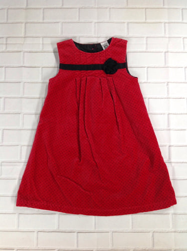 Carters Red & Black Dress