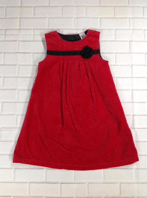Carters Red & Black Dress