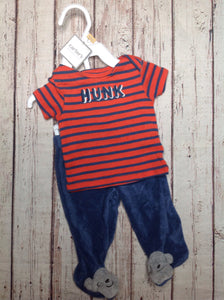 Carters Red & Blue 2 PC Outfit