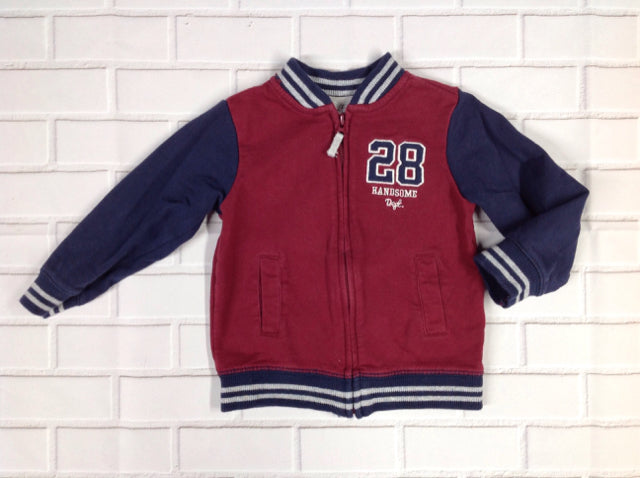 Carters Red & Blue Handsome Top