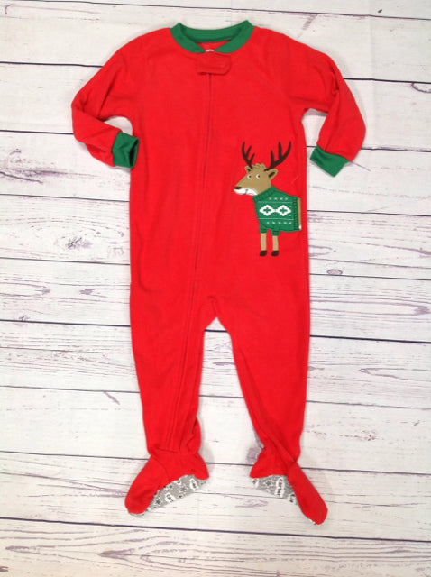 Carters Red & Green Reindeer Sleepwear