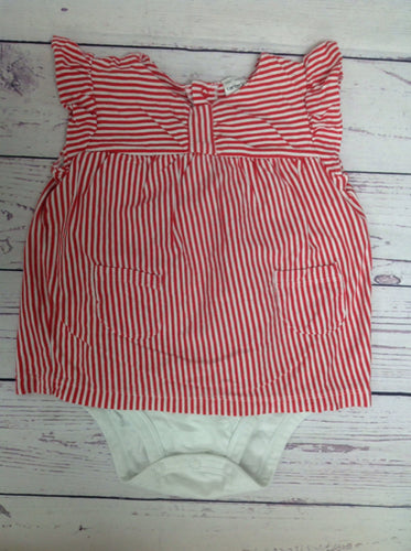 Carters Red & White One Piece