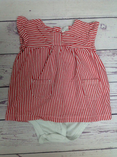 Carters Red & White One Piece