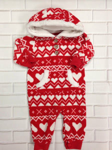Carters Red & White One Piece
