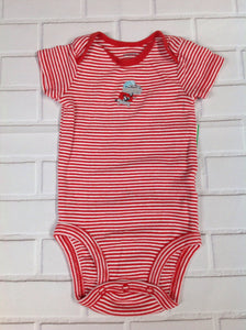 Carters Red & White Onesie