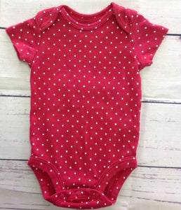 Carters Red & White Top