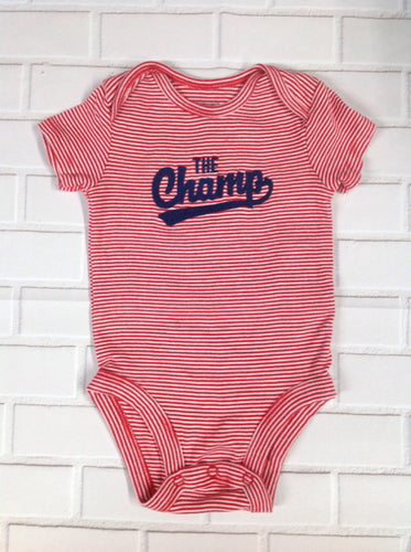 Carters Red & White Top