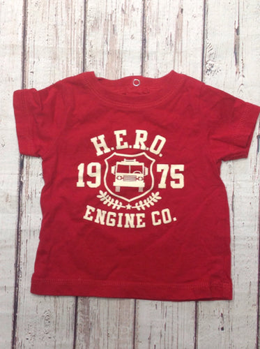 Carters Red & White Top