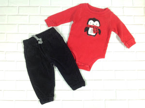 Carters Red 2 PC Outfit