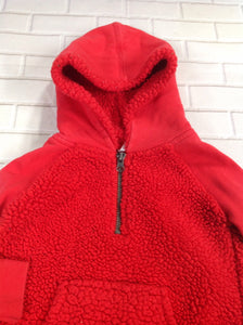 Carters Red Fuzzy Top
