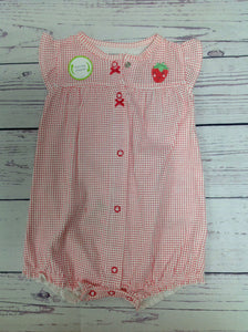 Carters Red Print One Piece