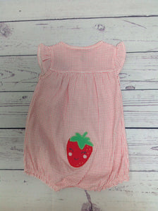 Carters Red Print One Piece