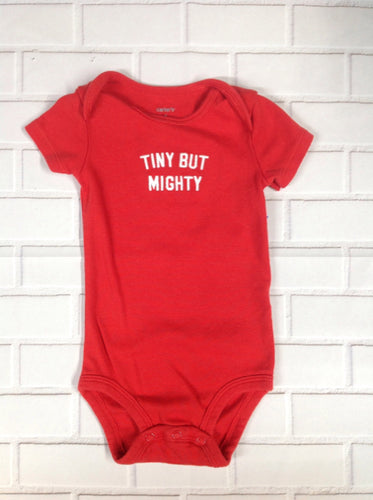 Carters Red Print Onesie