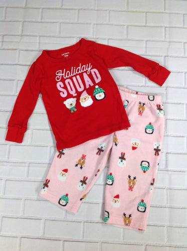 Carters Red Print Sleepwear