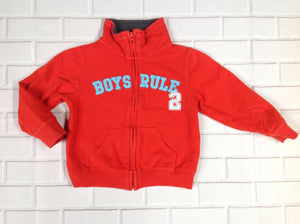 Carters Red Print Top