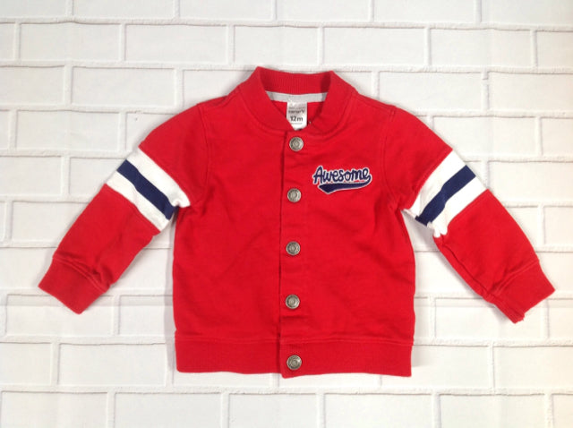 Carters Red Print Top