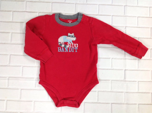 Carters Red Print Top