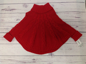 Carters Red Solid Sweater