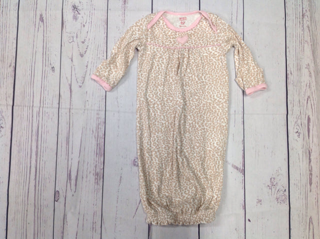Carters TAN PRINT Gown