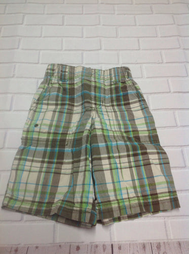 Carters TAN PRINT Plaid Shorts