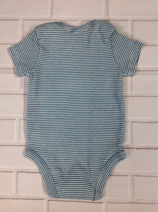 Carters TEAL & WHITE Top