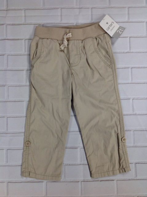 Carters Tan Solid Pants
