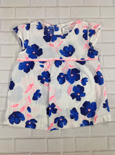 Carters WHITE & BLUE Floral Top