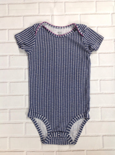 Carters WHITE & BLUE Onesie