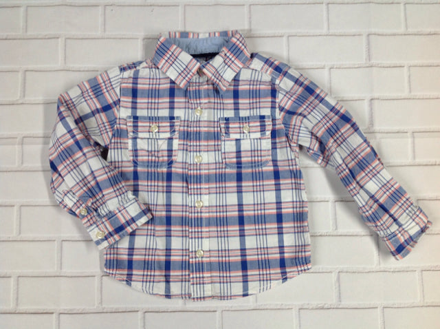 Carters WHITE & BLUE Top