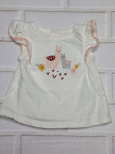 Carters WHITE & PEACH 2 PC Outfit