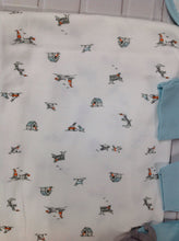Carters White & Baby Blue 4 PC Outfit