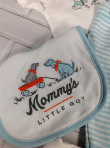 Carters White & Baby Blue 4 PC Outfit