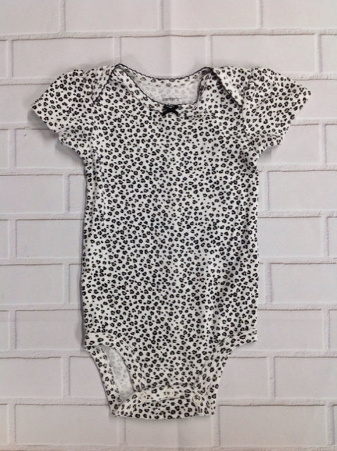 Carters White & Brown Onesie