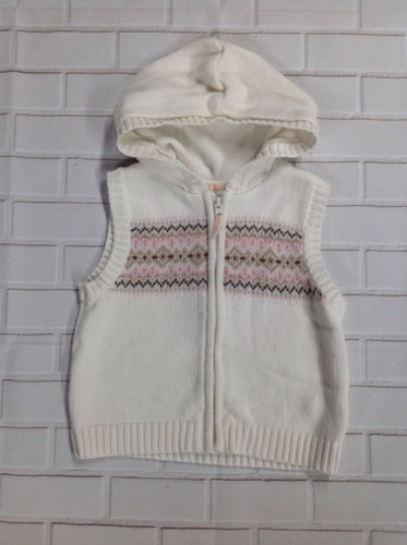 Carters White & Brown Top