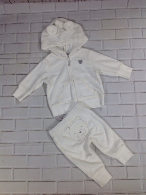 Carters White & Gray 2 PC Outfit