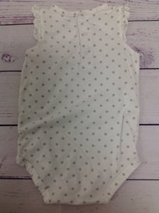Carters White & Gray One Piece