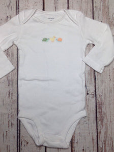 Carters White & Green Top