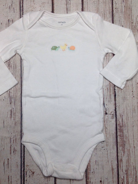 Carters White & Green Top
