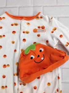 Carters White & Orange One Piece