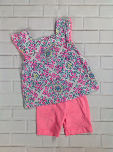 Carters White & Pink 2 PC Outfit