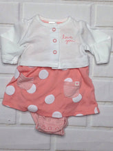 Carters White & Pink 2 PC Outfit