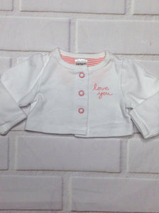 Carters White & Pink 2 PC Outfit