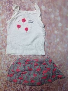 Carters White & Pink 2 PC Outfit