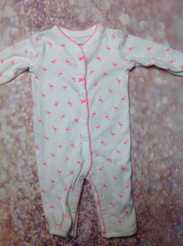 Carters White & Pink One Piece