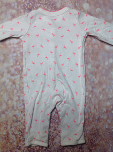 Carters White & Pink One Piece
