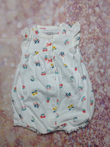 Carters White & Pink One Piece