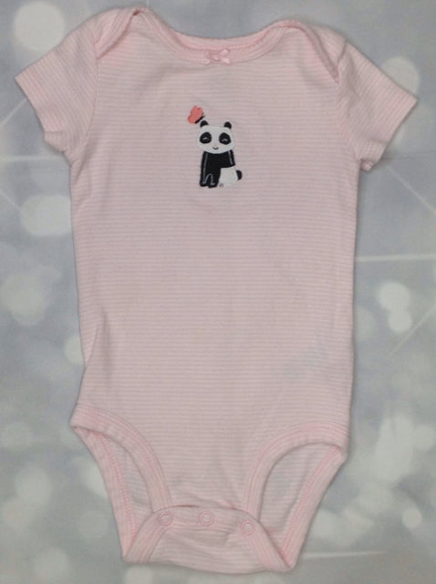 Carters White & Pink Onesie