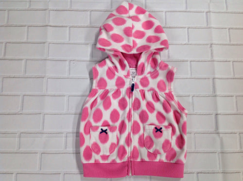 Carters White & Pink Vest