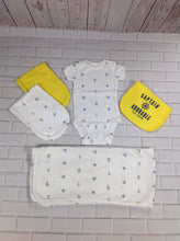 Carters White & Yellow 4 PC Outfit