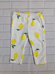 Carters White & Yellow Pants